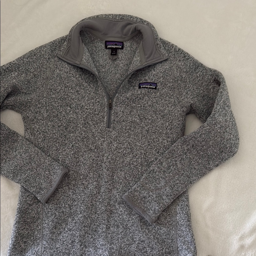 Patagonia Women's Better Sweater 1/4-Zip Fleece - Birch White